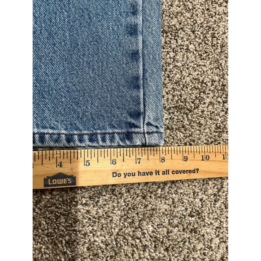 Harley-Davidson Mens Relaxed Fit Straight Leg Blue Denim Jeans 34x34 Medium Wash